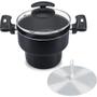 Imagem de Cuscuzeiro com Tampa de Vidro 18cm 610018 - Fortaleza