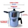 Imagem de Cuscuzeiro De Alumínio 3 Em 1 Individual 16cm 3x1 Faz cuscuz Legumes a Vapor