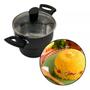 Imagem de Cuscuzeiro Enjoy Antiaderente 14cm Com Tampa de Vidro - Cinza