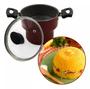 Imagem de Cuscuzeiro Enjoy Antiaderente 14cm Com Tampa de Vidro - Vermelho