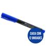 Imagem de CX Caneta retroprojetor 1.0 azul C/12 Faber-Castell