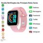 Imagem de D20 Rosa Relógio Digital Smart Feminino e Masculino Pulseira Removível - Smart-watch