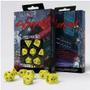 Imagem de Dados Cyberpunk Red Danger Zone Q-Workshop - Conjunto com 7 Dados