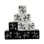 Imagem de Dados D6 De Alta Qualidade Com Efeito De Mármore Em Cores Mistas Para Acessórios De Jogos De Cartas