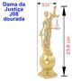 Imagem de Dama da Justiça estatueta decorativa Deusa Temis Direito Advogado Themis