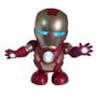 Imagem de Dance Hero Homem de Ferro Música Luzes Geek Boneco Iron Man