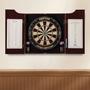 Imagem de Dart Center Viper Hudson Classic Wood com dardos em mogno