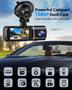 Imagem de Dash Cam SUVCON de 3 canais 1080P frontal e interno com 32 GB