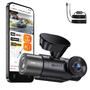 Imagem de Dash Cam Vantrue N2X Dual 2.7K frontal e interno com WiFi 5G