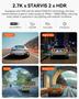Imagem de Dash Cam Vantrue N2X Dual 2.7K frontal e interno com WiFi 5G
