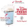 Imagem de DASH Hot Air Popcorn Popper Maker com Copo de Medição para Porção Popping Grãos de Milho + Manteiga Derretida, 16 Copos - Dream Blue