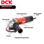 Imagem de DCK - Esmerilhadeira Angular 950w Sem Escova 