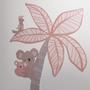 Imagem de Decalques de parede Lambs & Ivy Calypso Pink/Taupe Koala and Palm Tree