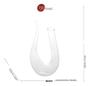 Imagem de Decanter De Vidro Wolff Luxo Aerador Garrafa Para Vinho 