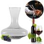 Imagem de Decanter De Vinho Decantador Vidro Recipiente Servir 1 Litro
