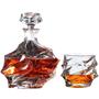 Imagem de Decanter Licoreira Garrafa Whisky Bourbon Vinho Luxo 7 Peças