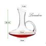 Imagem de Decanter Para Vinho Com Alça - Decantador de Vidro Laradore