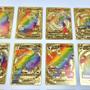 Imagem de Deck de Cartas de Pokémon Cartinhas Rainbow de Prata e Ouro Impermeável com Alto-relevo Sem Repetição de Cards