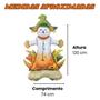 Imagem de Decoração Balão Junino Espantalho Enfeite Festa Junina Mesa São João Arraial Quermesse Quadrilha Decorativo Junino 