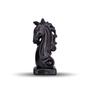 Imagem de Decoração Busto Cavalo Peça De Xadrez 30 Cm Enfeite Sala Estátua Em Gesso Luxo