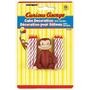 Imagem de Decoração de bolo Curious George com 6 velas e cobertura