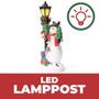 Imagem de Decoração de boneco de neve de Natal VP Home Glowing Lampost LED