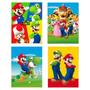 Imagem de Decoração de festa Super Mario kit com 8 cartazes de 25x35cm cada