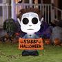 Imagem de Decoração de jardim inflável Gemmy Airblown estilizada Michael Myers