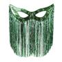Imagem de Decoração De Máscara Grande Cromus Com Cortina Verde