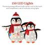 Imagem de Decoração de Natal Best Choice - Família de Pinguins com 150 LEDs