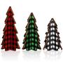 Imagem de Decoração de Natal Yookeer Wood Tree Christmas Tree x3