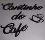 Imagem de Decoração Escrita de parede Cantinho do Café