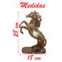 Imagem de Decoração Escultura Cavalo Ornamental Estátua Resina 28cm