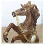 Imagem de Decoração Escultura Cavalo Ornamental Estátua Resina 28cm