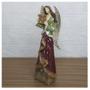 Imagem de Decoração Estatueta Natalina Anjo Da Harpa Em Resina 29cm