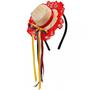 Imagem de Decoração festa junina Tiara com Chapéu Palha cor Sortida