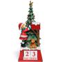 Decoração Natal Luxuoso Calendário Dezembro Iluminado 50cm - Fantasias Carol CRMS Imagem de Decoração Natal Luxuoso Calendário Dezembro Iluminado 50cm