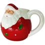 Imagem de Decoração Natal Papai Noel Bule Jarra Café Leite Noel 400ml