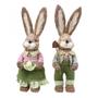 Imagem de Decoração: Wokex Straw Rabbit Bunny Easter Party Home, 2 peças