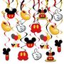 Imagem de Decorações de Aniversário de 1 Ano - Tema Mickey Vermelho BAOOOFUL