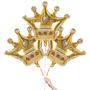 Imagem de Decorações de Balão Lagarto com Coroa Dourada - Kit com 3 Unidades
