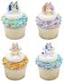 Imagem de Decorações de cupcake DecoPac Bluey So Much Fun Rings, pacote com 72