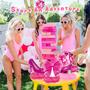 Imagem de Decorações de festa Sisorl Pink Girls Birthday Honeycomb