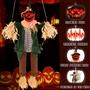 Imagem de Decorações de Halloween Axcoix Swinging Pumpkin com som e luz