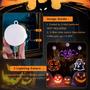 Imagem de Decorações de Halloween PISKEKAT Window Lights, pacote com 3