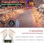 Imagem de Decorações de Natal Candy Cane Lights 8 Modes Outdoor