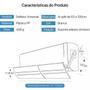 Defletor De Ar Condicionado Direcionador de Ar Split Tamanho Ajustável 53 A 103 Cm Grade De Ar Condicionado Universal - CLINK Imagem de Defletor De Ar Condicionado Direcionador de Ar Split Tamanho Ajustável 53 A 103 Cm Grade De Ar Condicionado Universal