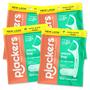 Imagem de Dental Floss Picks Plackers Micro Line, 150 unidades, pacote com 4