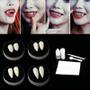 Imagem de Dentes de Vampiro para Halloween - Presas Falsas para Cosplay e Decoração