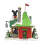 Imagem de Departamento 56 Polo Norte Disney Village Mickey's Stuffed Animals Lit Building, 6,34 em A x 3,19 em L x 5,51 em L, Multicolor